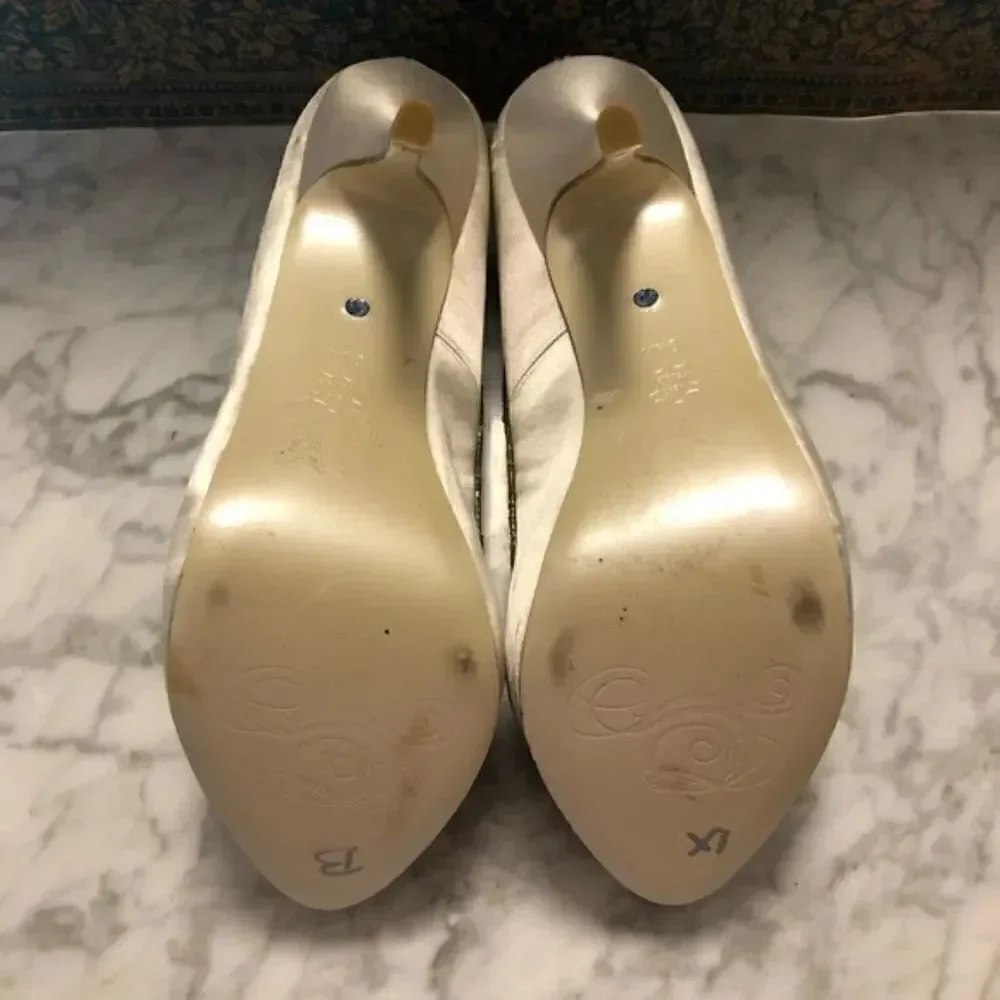 DSW x Disney Beaded Satin Cinderella Pumps Size 8.5